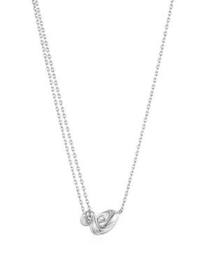 Ania Haie Sterling Silver Twisted Wave Necklace